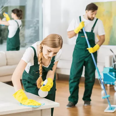 cleaning service professional